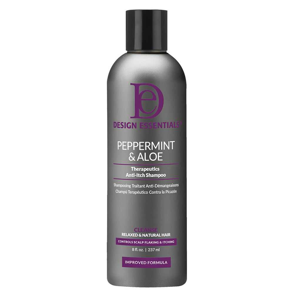 Design Essentials Peppermint & Aloe Therapeutics Anti-Itch Shampoo 8 oz