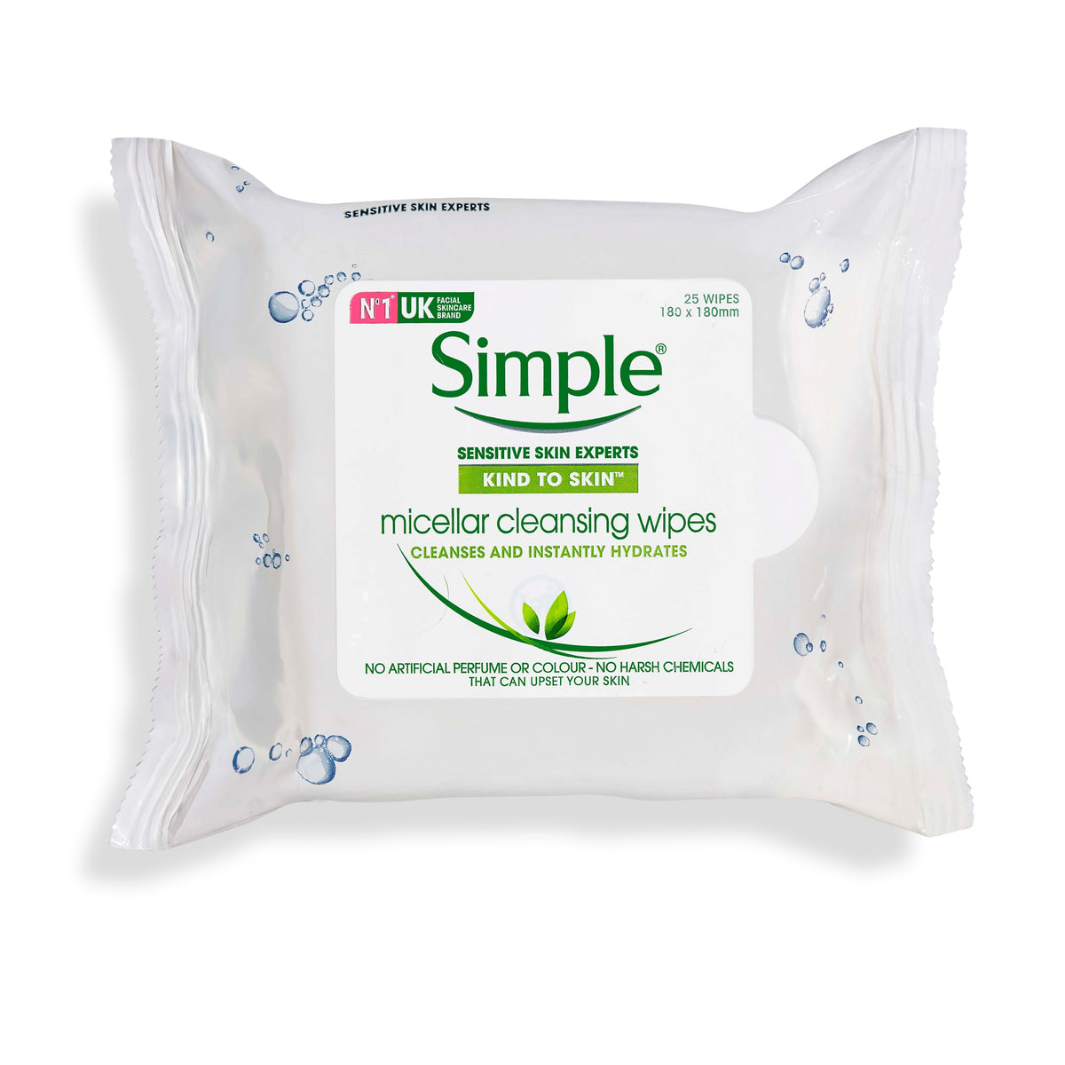 Simple Kind to Skin Micellar Cleansing Wipes 25 wipes pack