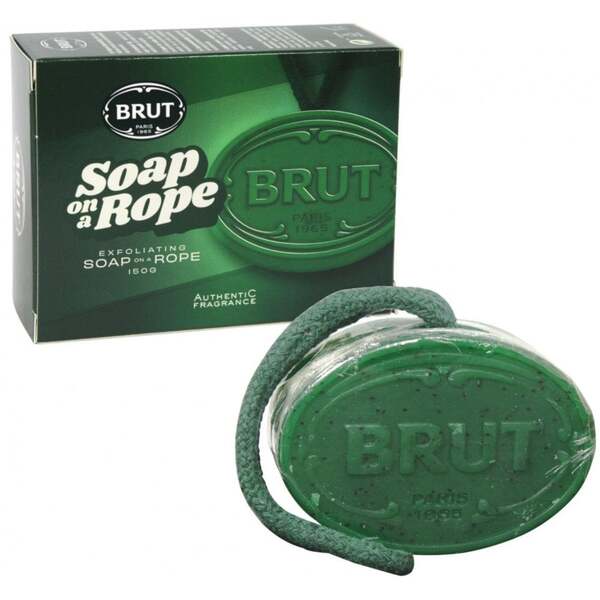 Brut Original Soap on a Rope Exfoliating Cleanse for Men 150 g/5.3 oz