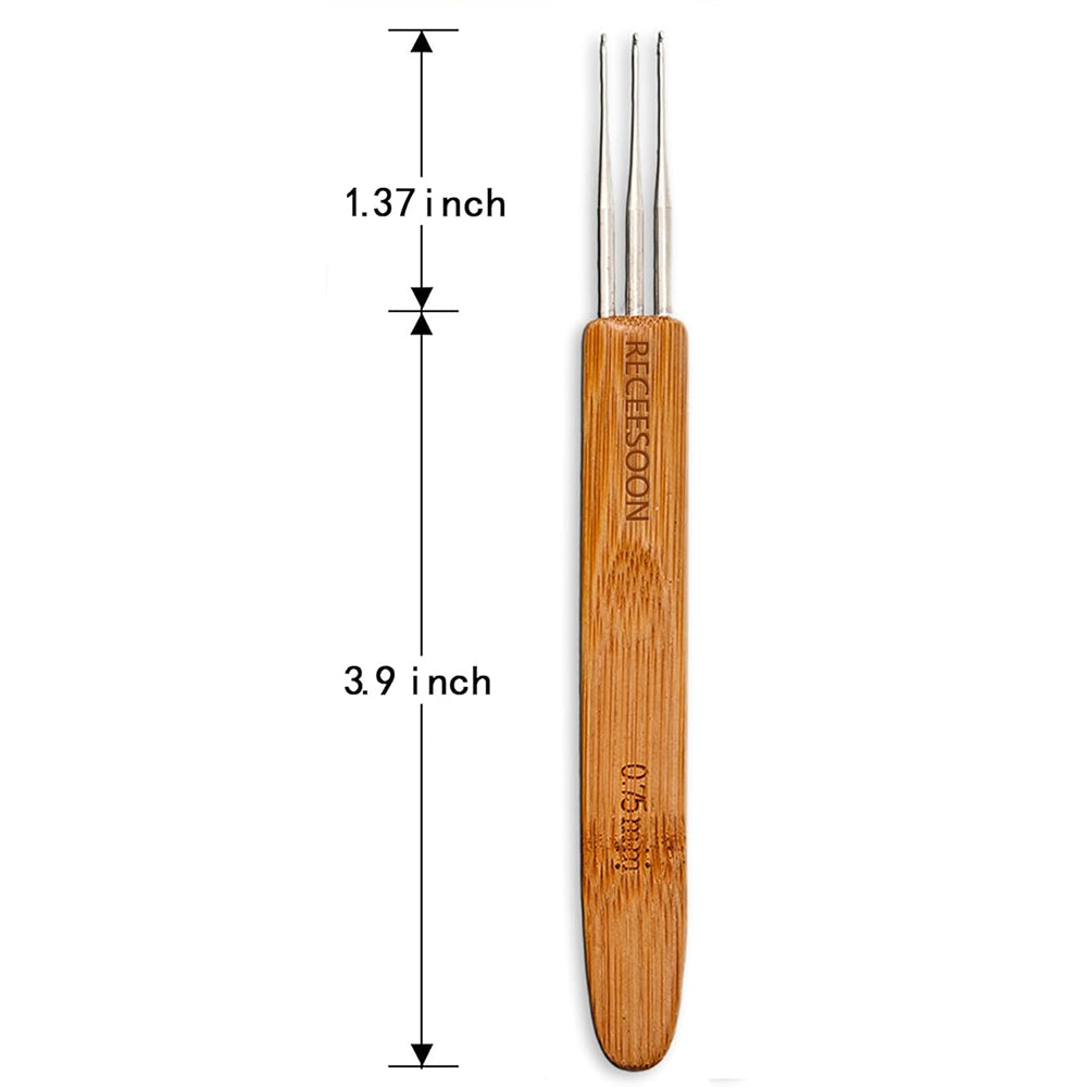 Jmail Stainless Steel Crochet Needle/Hook for Professional Braid Installation & Dreadlock Maintenance - Achieve salon-quality