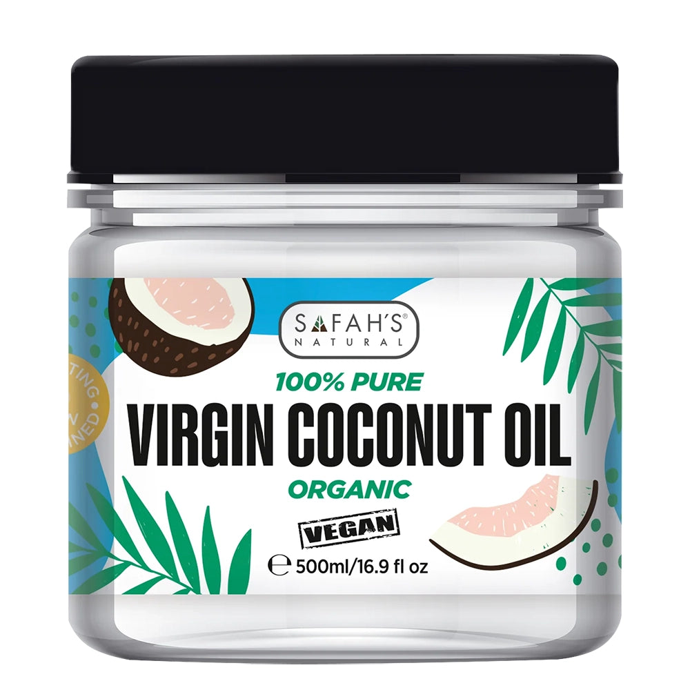 Safah's Natural 100% Pure Virgin Coconut Oil | Organic – TJ Beauty