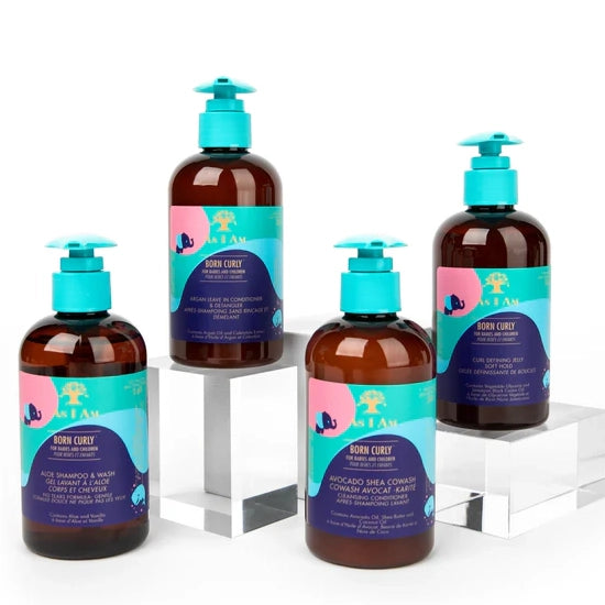 As I Am Born Curly Avocado Shea Cowash Gentle Cleansing & Hydration for Children's Curly Hair 8 oz - Give your child's curls