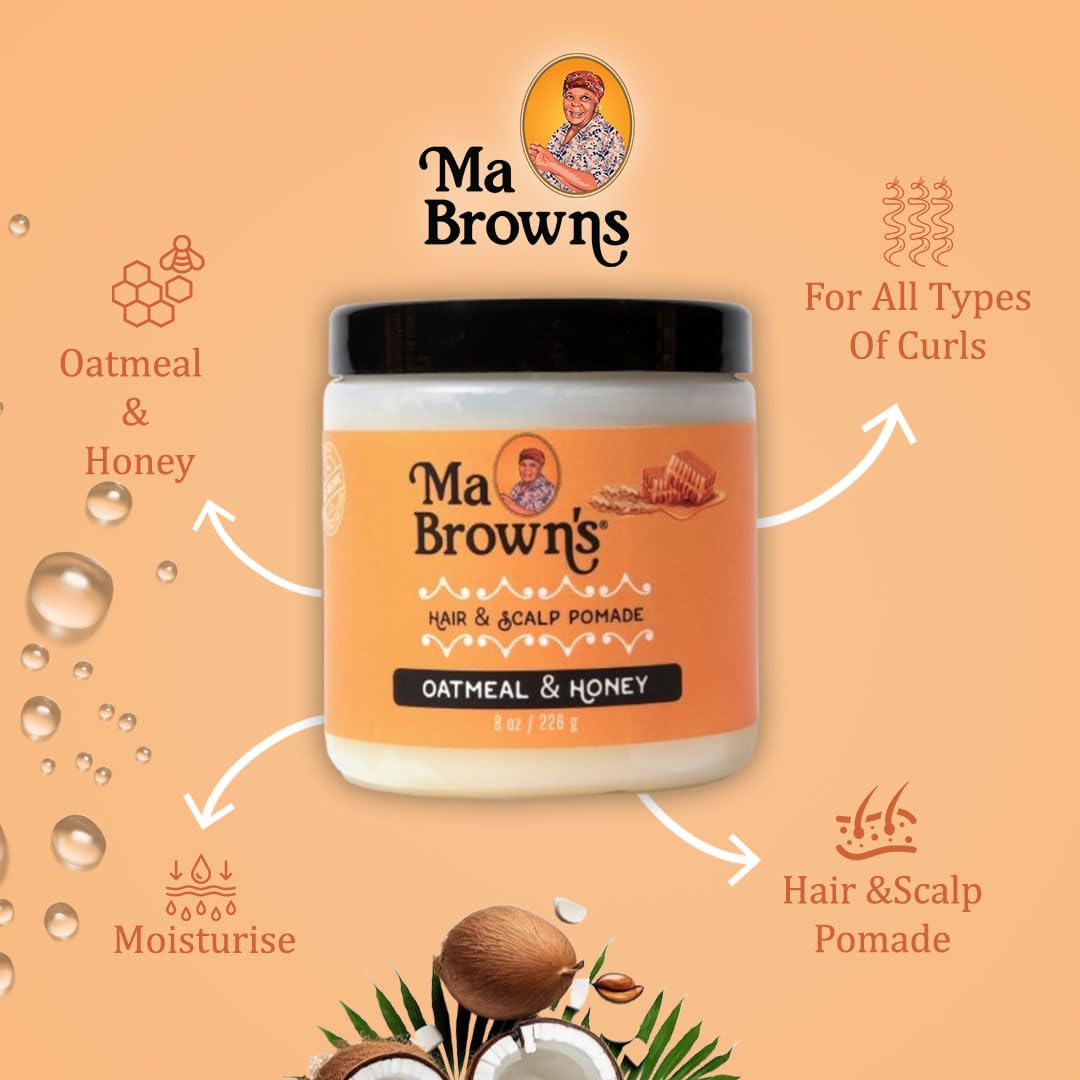 Pommade pour cheveux et cuir chevelu Ma Brown's 8 oz