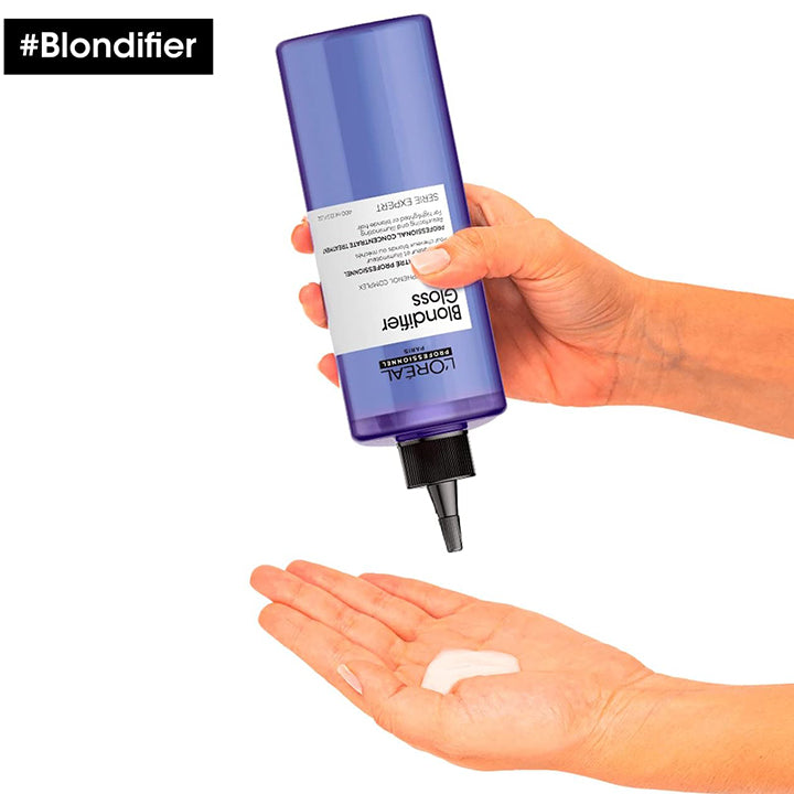 L'Oréal Professionnel Serié Expert Blondifier Gloss Concentrate Treatment for Resurfacing & Illuminating Highlighted or Blond