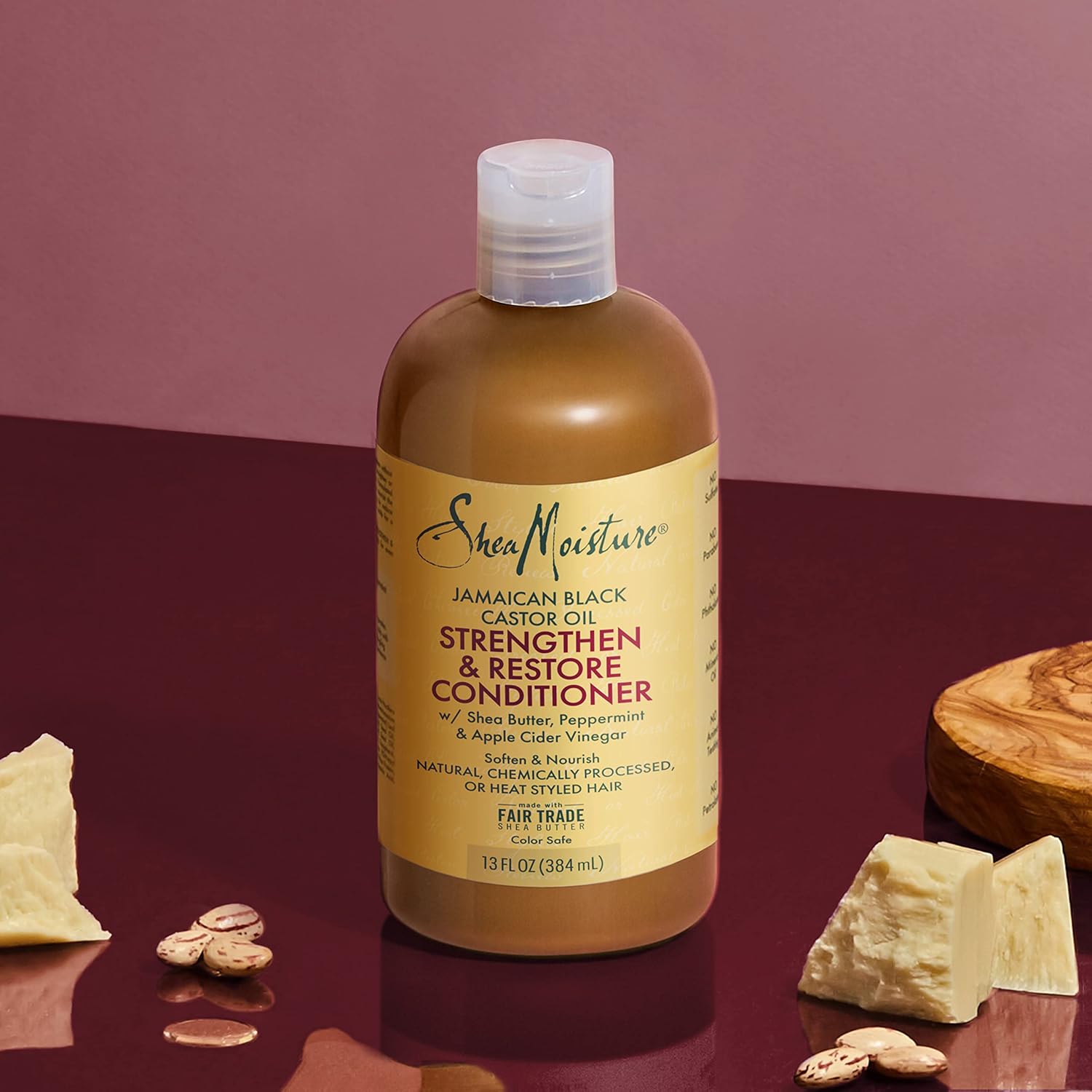 Shea Moisture Jamaican Black Castor Oil Strengthen & Restore Conditioner 13 oz / 384 ml - Restore and strengthen damaged, bri