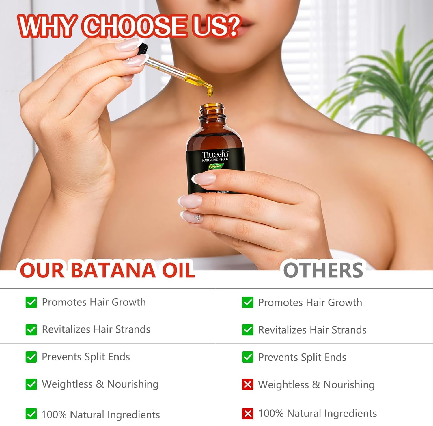 Huile de batana Tiuedu The Miracle Oil 60 ml
