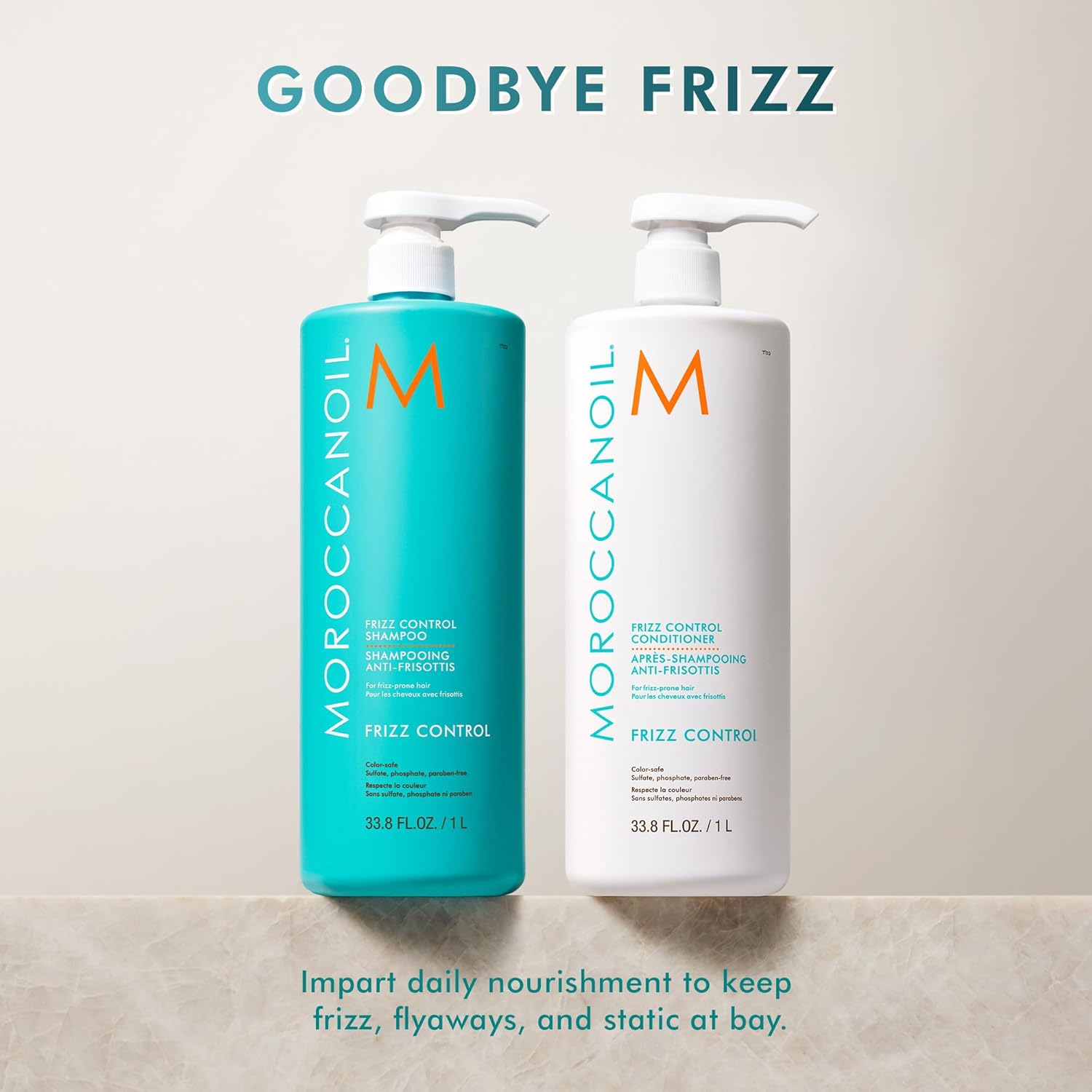 Moroccanoil Smoothing Shampoo for Frizz Control & Smooth Hair 33.8 oz