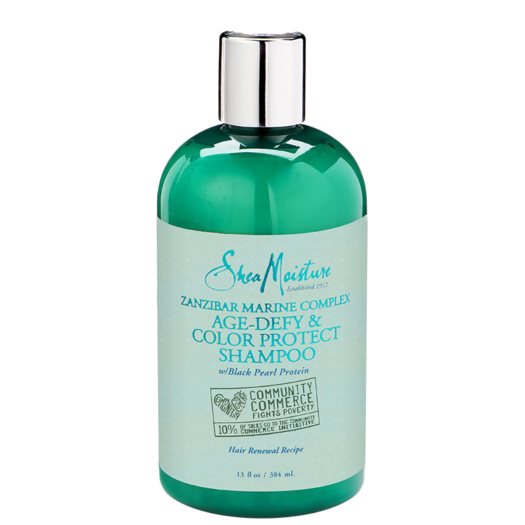 Shea Moisture Zanzibar Marine Complex Age-Defy & Colour Protect Shampoo 13 oz
