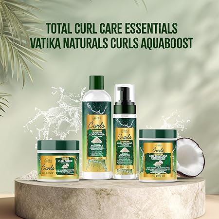 Vatika Naturals Curls Daily Styling Lotion – Rice Water & Electrolytes for Defined, Frizz-Free Curls 200ml - Unlock beautiful