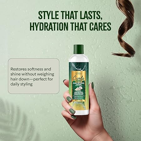 Vatika Naturals Curls Daily Styling Lotion – Rice Water & Electrolytes for Defined, Frizz-Free Curls 200ml - Unlock beautiful