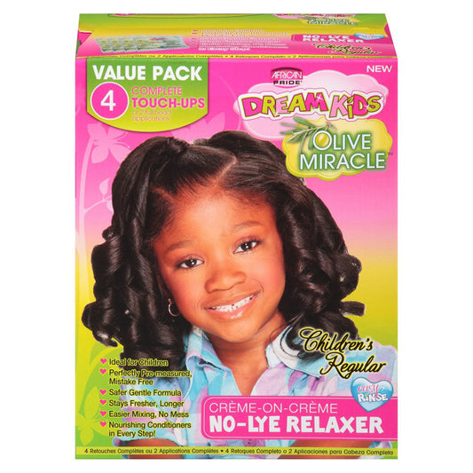 African Pride Dream Kids No-Lye Relaxer 4 Touch-Up Regular
