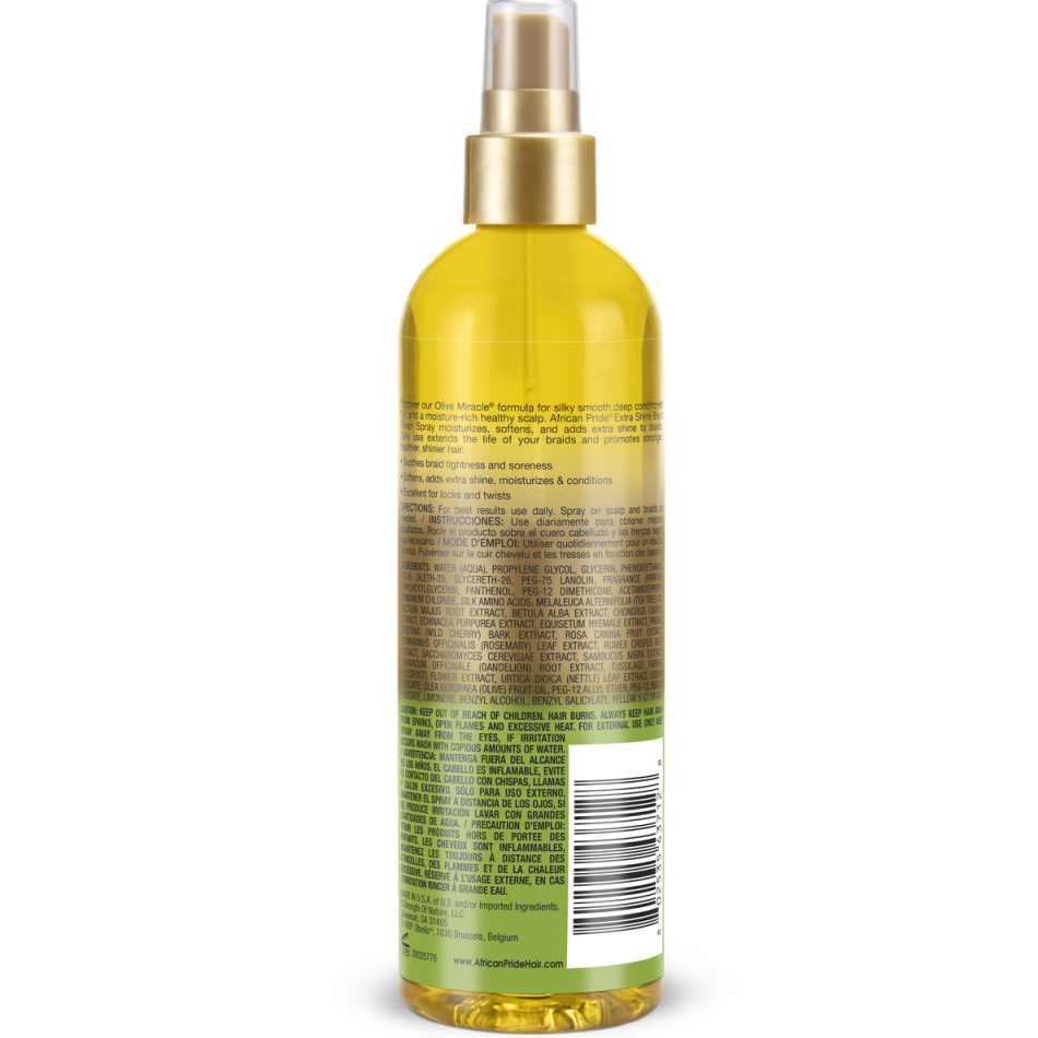 African Pride Extra Shine Braid Sheen Spray 355 ml