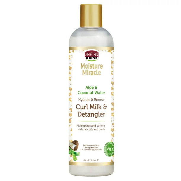 Africa's Best - Moisture Miracle Aloe Coconut Water Curl Milk & Detangler - 354ml