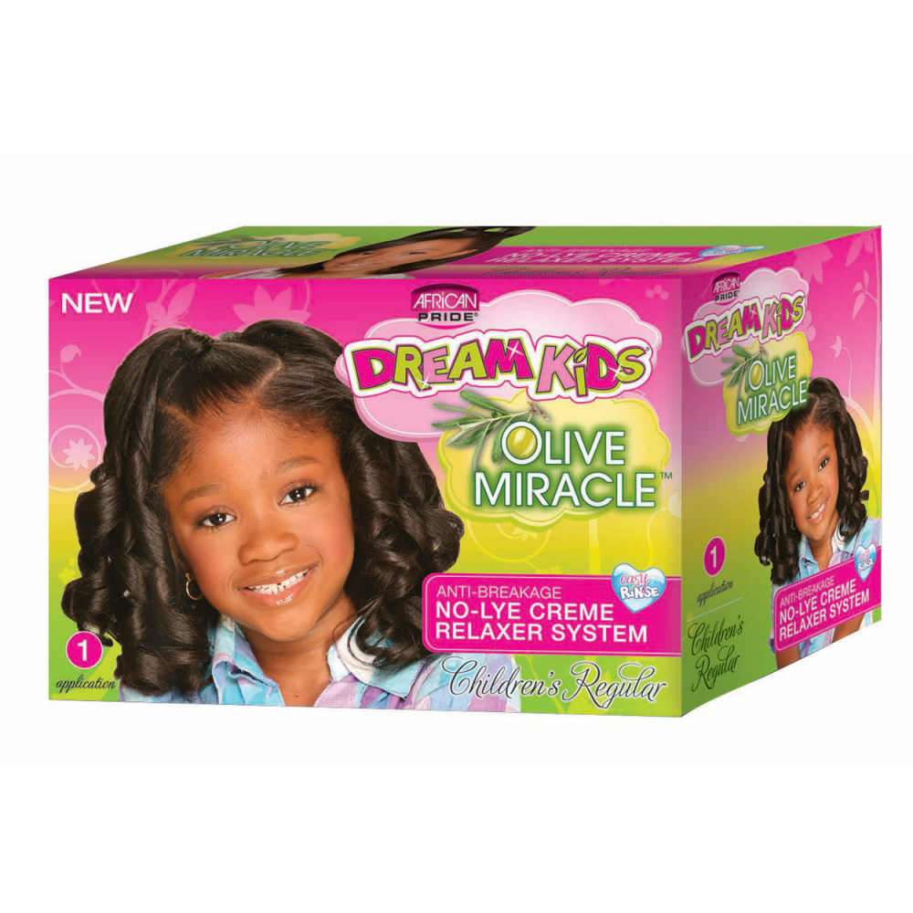 African Pride Dream Kids No-Lye Creme Relaxer System (Regular) 16oz