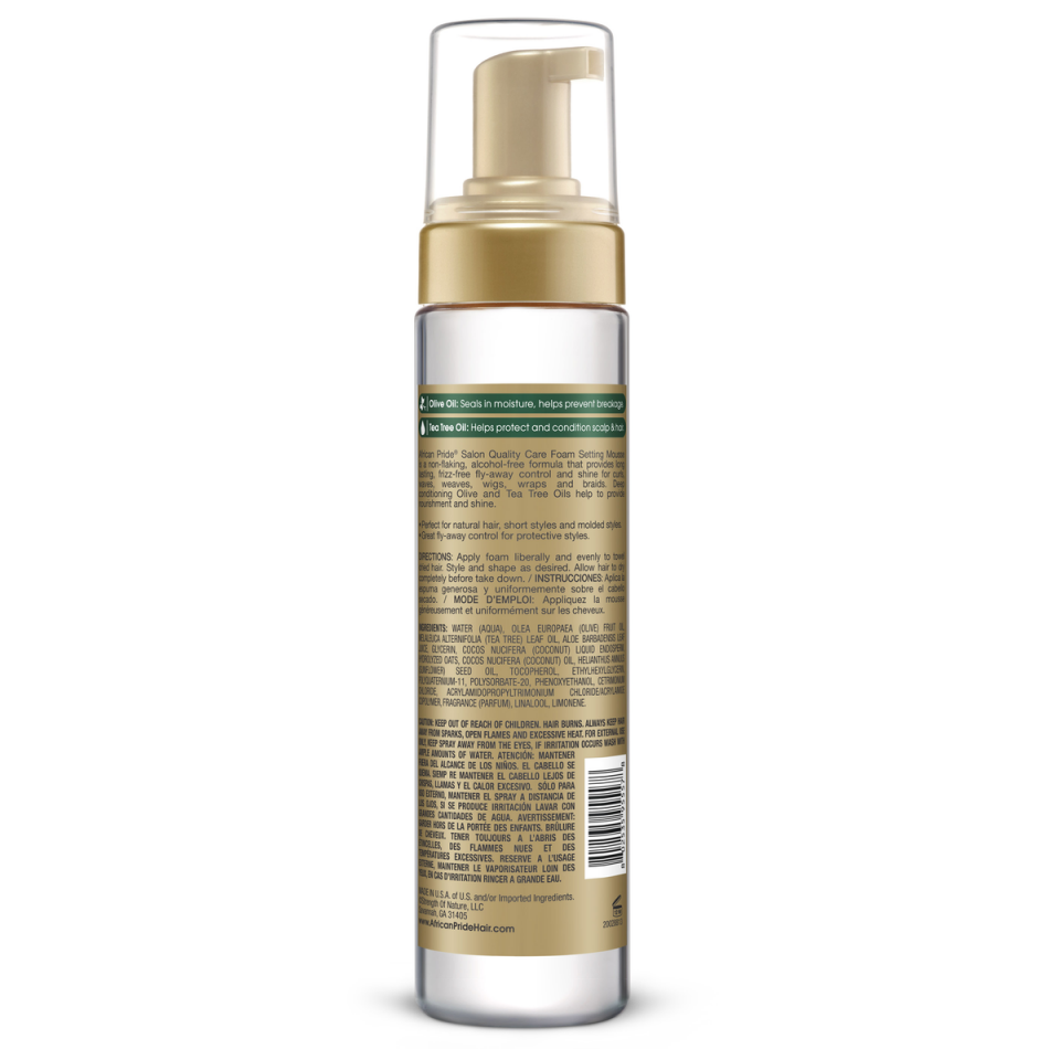 African Pride Olive Miracle Foam Setting Mousse