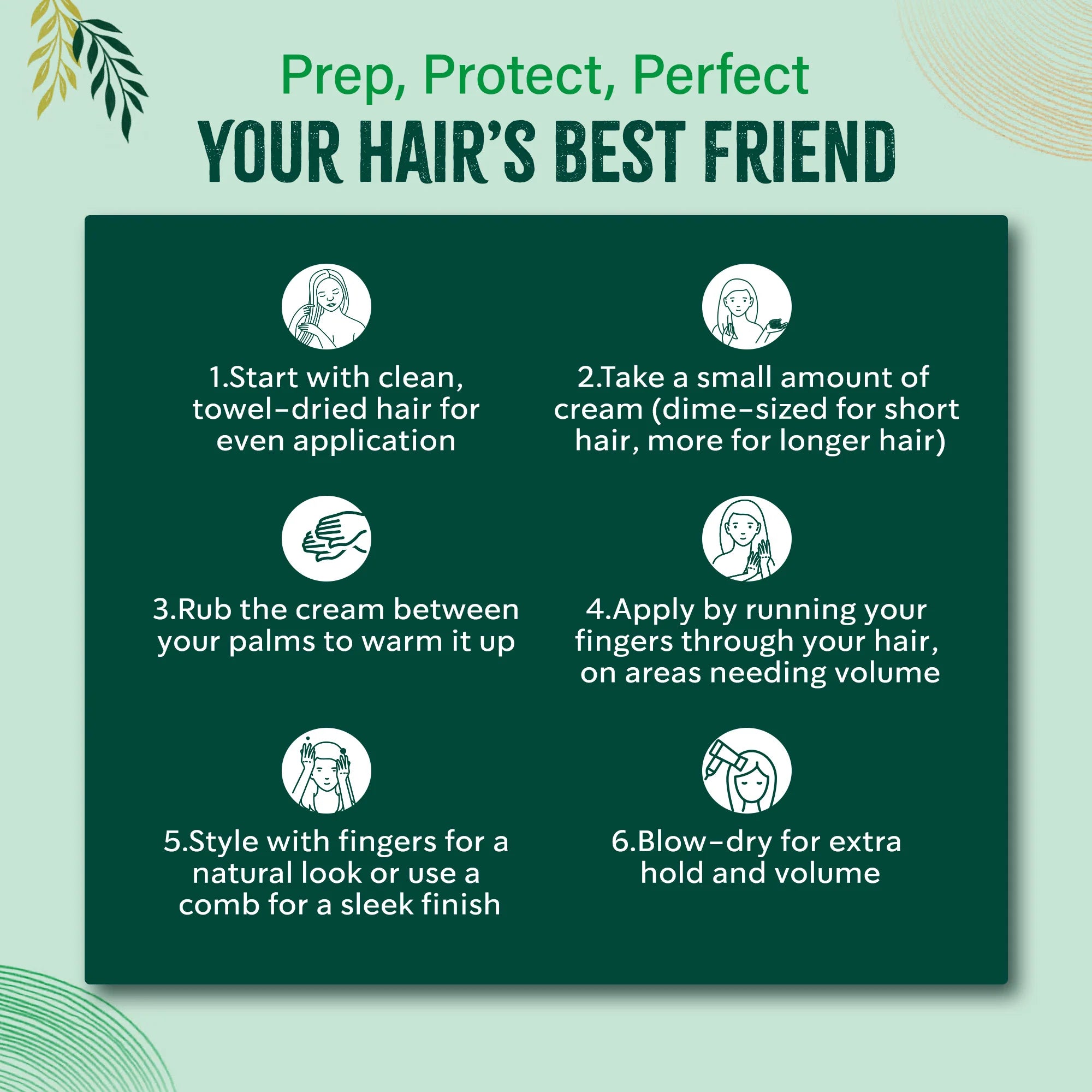 Vatika Naturals Hair Cream Nourish & Protect for All Hair Types 210ml (7.1 oz) - Discover the secret to healthy, protected ha