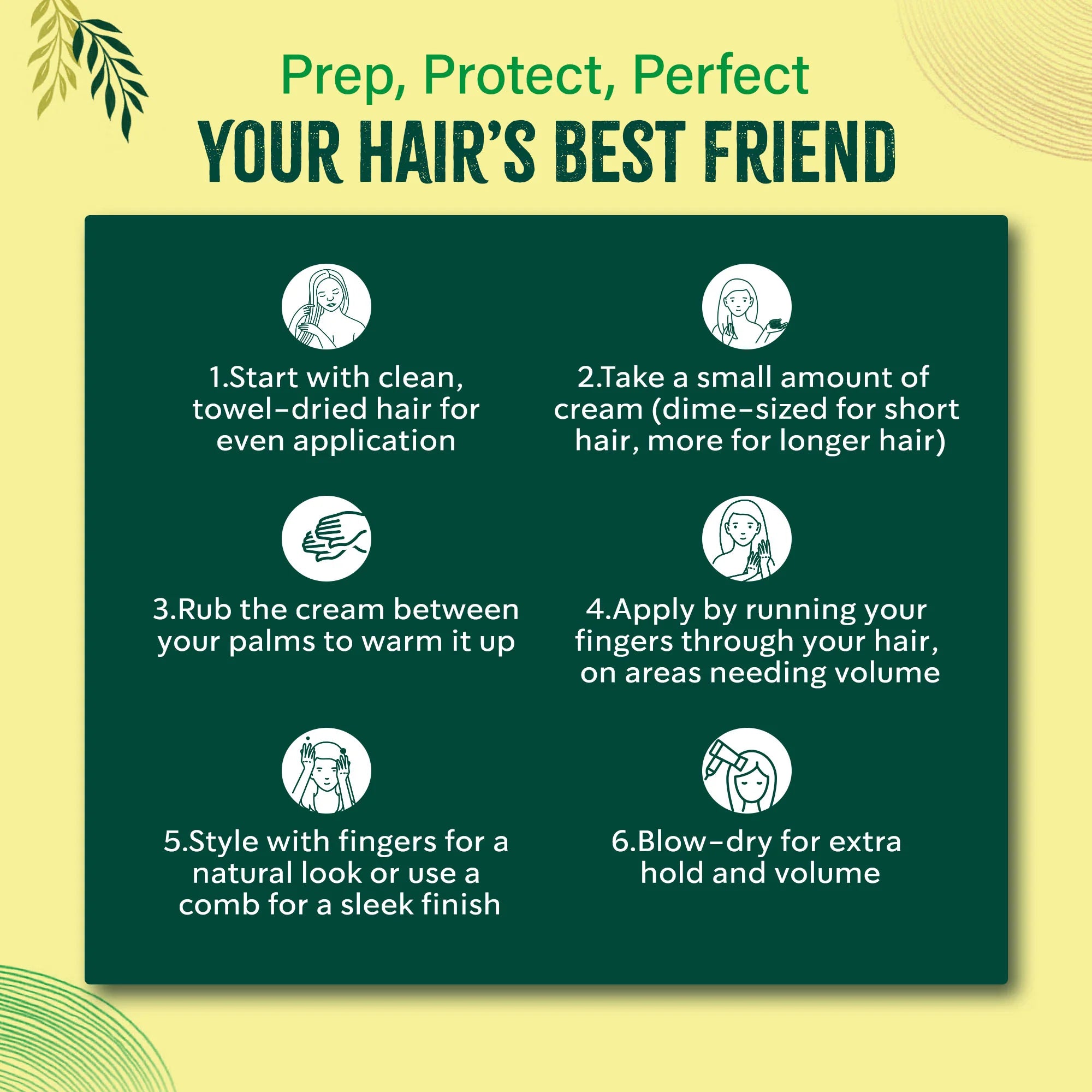 Vatika Naturals Hair Cream - Refreshing Lemon (210ml)