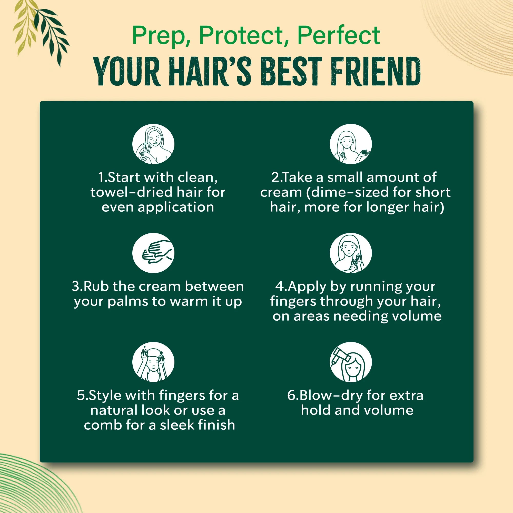 Vatika Naturals Hair Cream Extreme Moisturizing for Dry & Frizzy Hair (210ml/7.1 oz, Almond) - Experience deep hydration with
