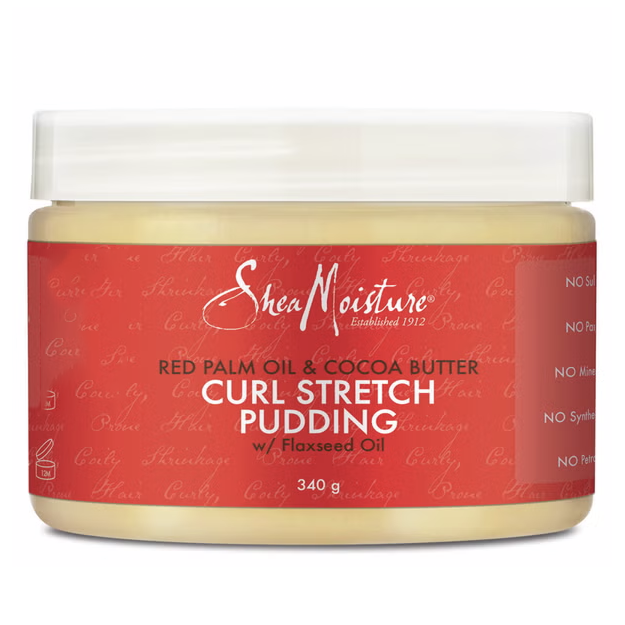 Shea Moisture Red Palm Oil and Cocoa Butter Curl Stretch Pudding 12 oz