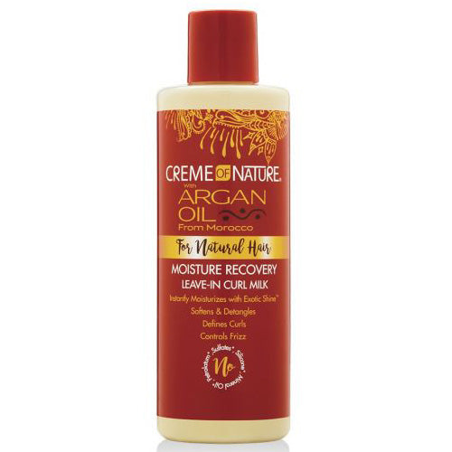 Creme of Nature Argan Oil Moisture Recovery Leave-In Curl Milk 8 oz