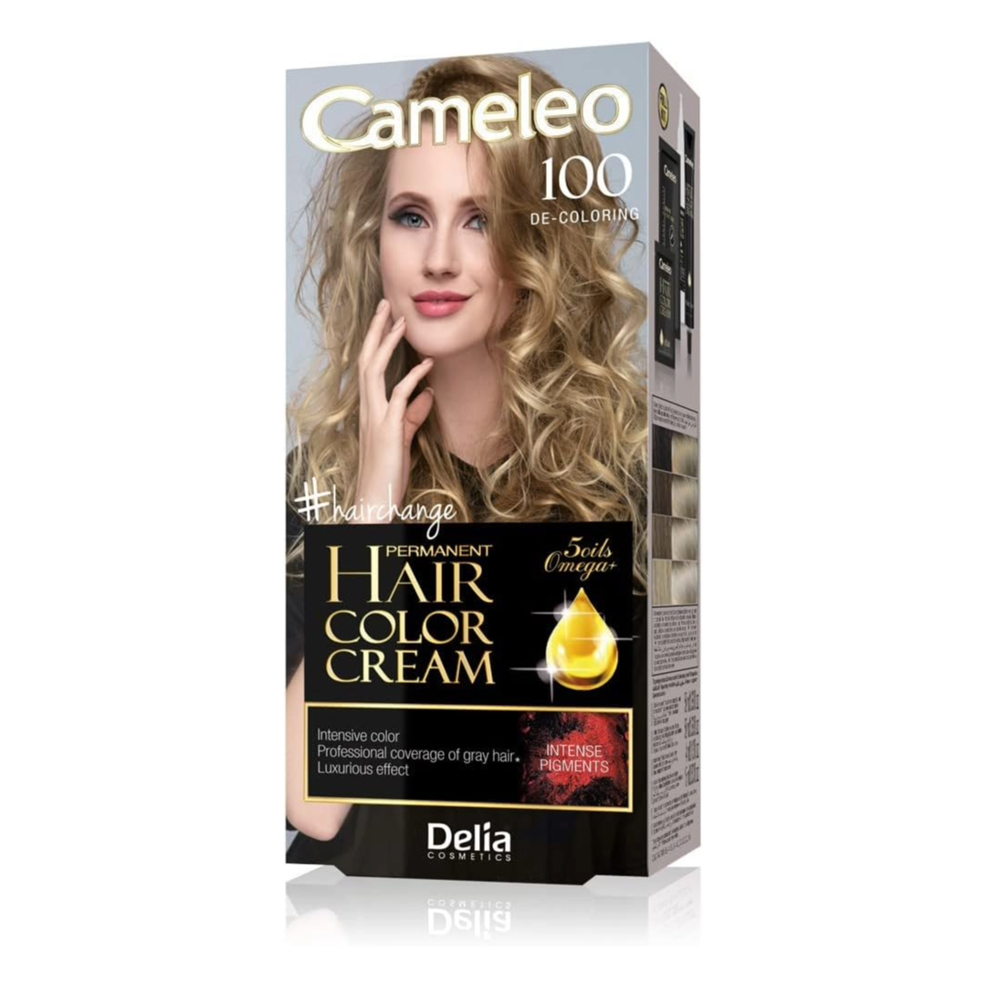 Delia Cameleo Hair Color Permanent Vibrant Colour & 100% Gray Coverage for All Hair Types