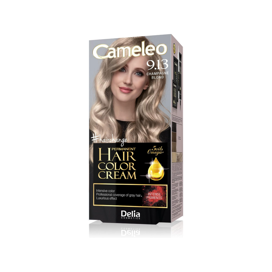 Delia Cameleo Hair Color Permanent Vibrant Colour & 100% Gray Coverage for All Hair Types