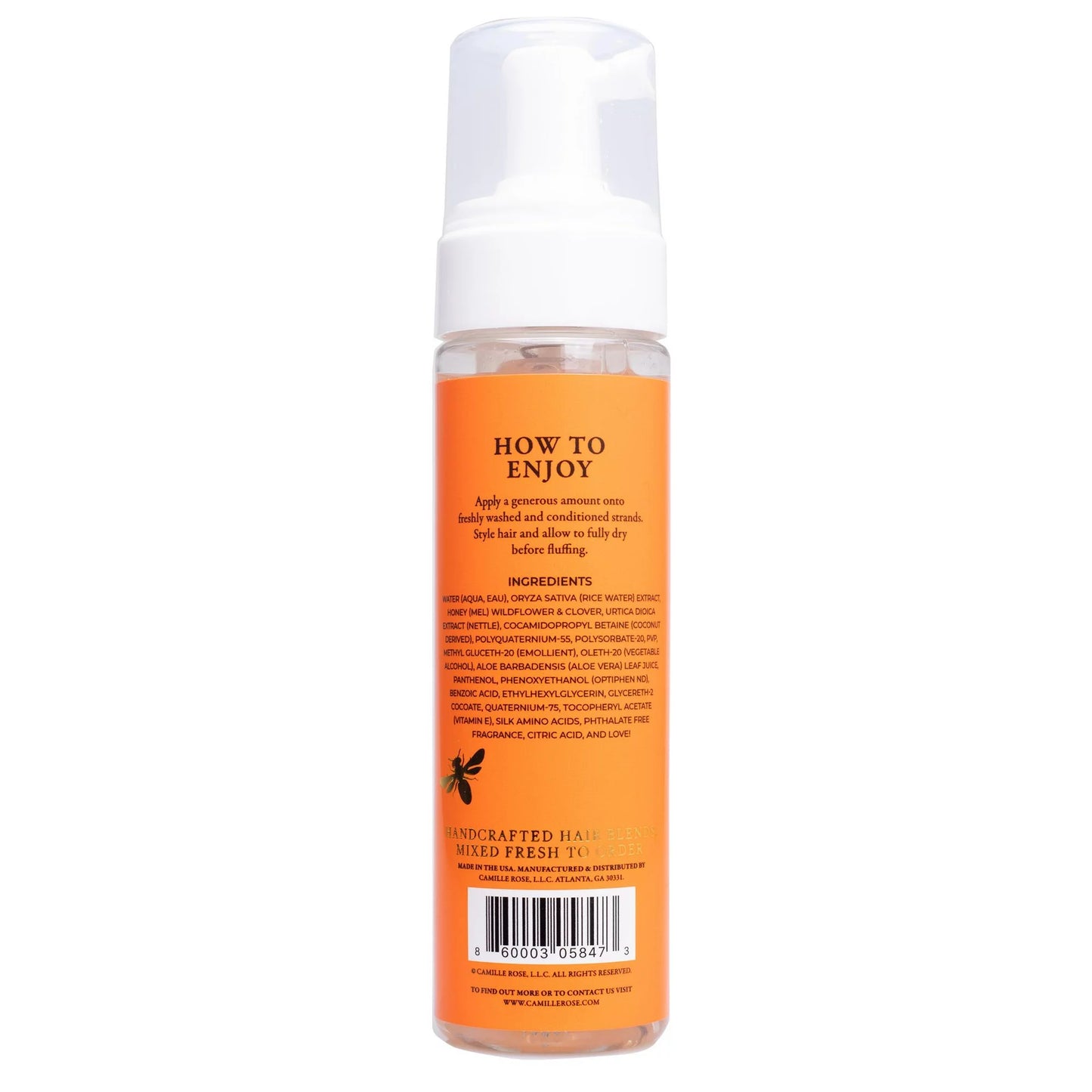 Camille Rose - Spiked Honey Mousse 4 in 1 Styler -240ml