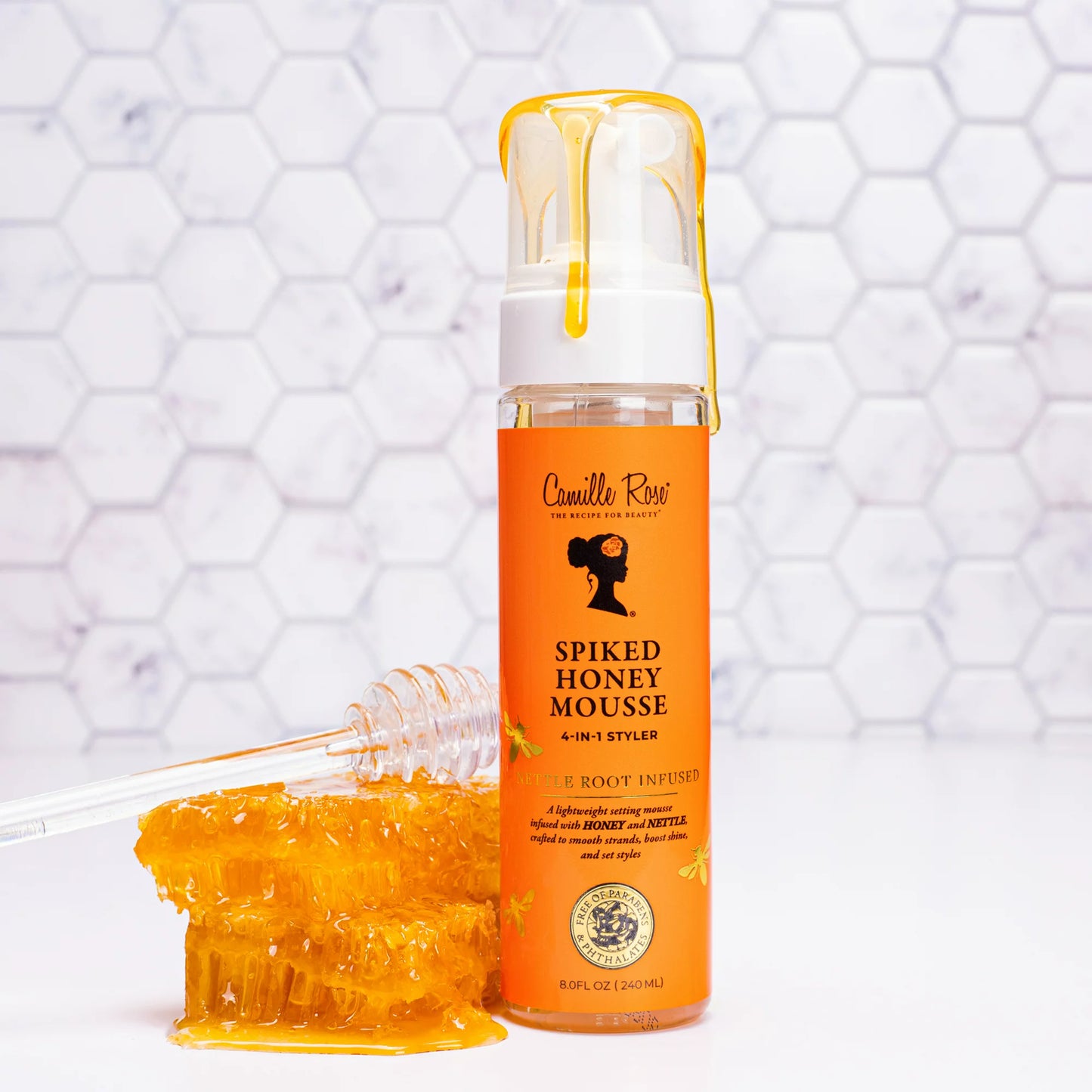Camille Rose - Spiked Honey Mousse 4 in 1 Styler -240ml