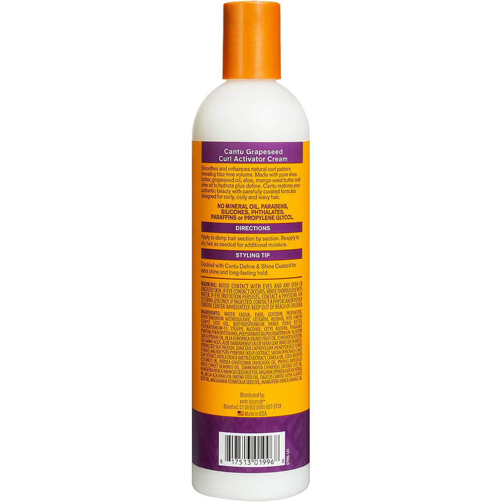 Cantu Grapeseed Curl Activator 12 oz / 355 ml - Unlock stunning, frizz-free curls with Cantu Grape - Image 2