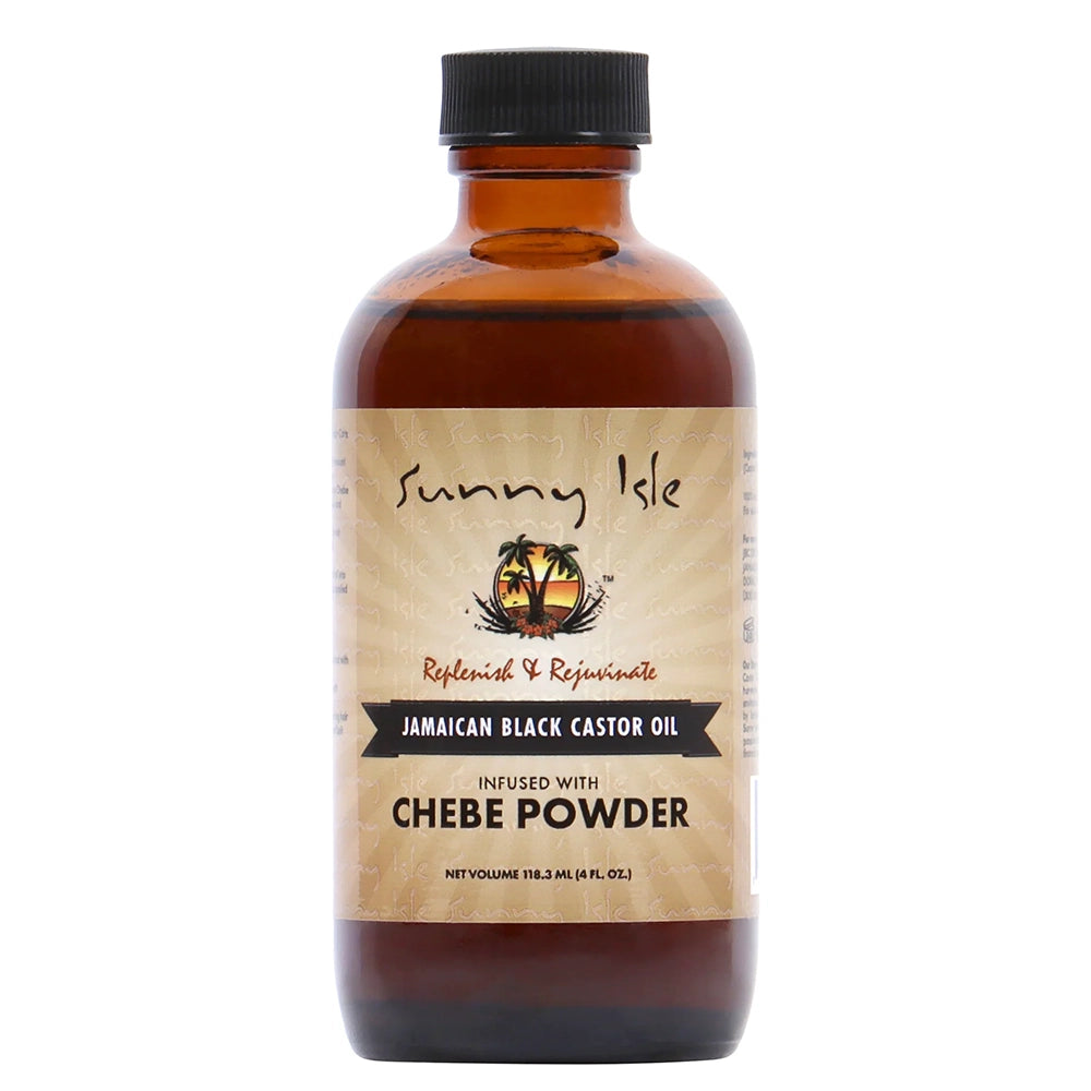 Sunny Isle Jamaican Black Castor Oil with Chebe Powder 4 oz