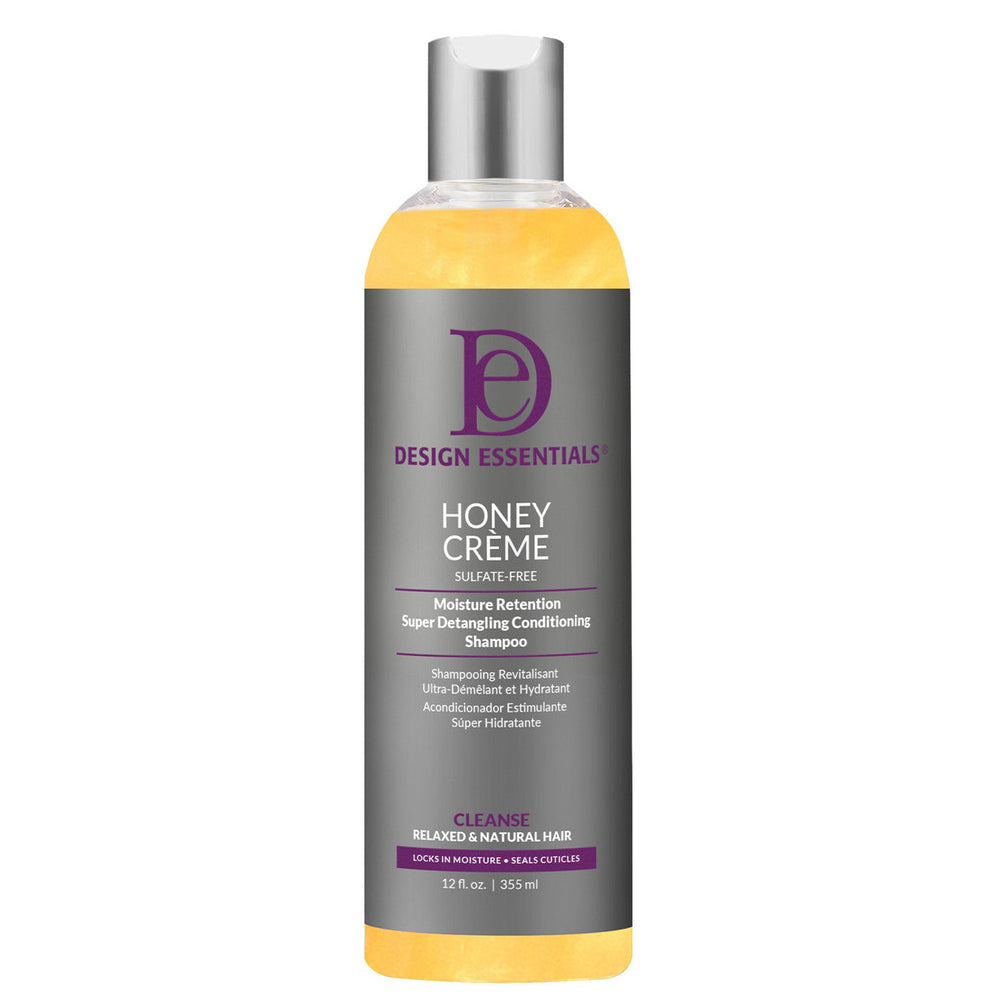 Design Essentials Honey Creme Moisture Retention Super Detangling Conditioning Shampoo 12 oz
