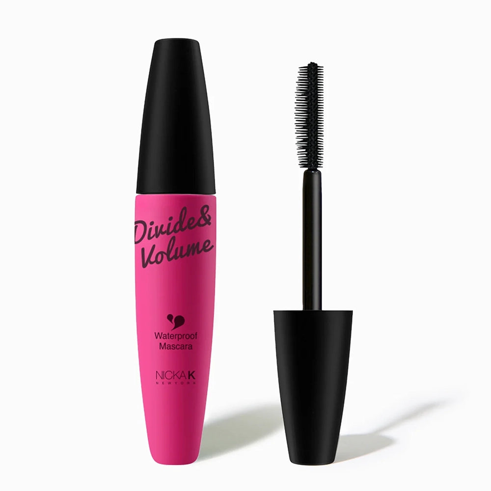 Nicka K New York Waterproof Mascara Long-Lasting Smudge-Proof Volume & Length for Flawless Lashes 10 g/0.35 oz - Achieve stun