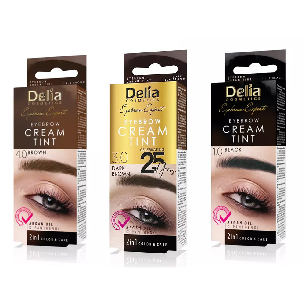 Delia Eyebrow Cream Tint TJ Beauty Products UK
