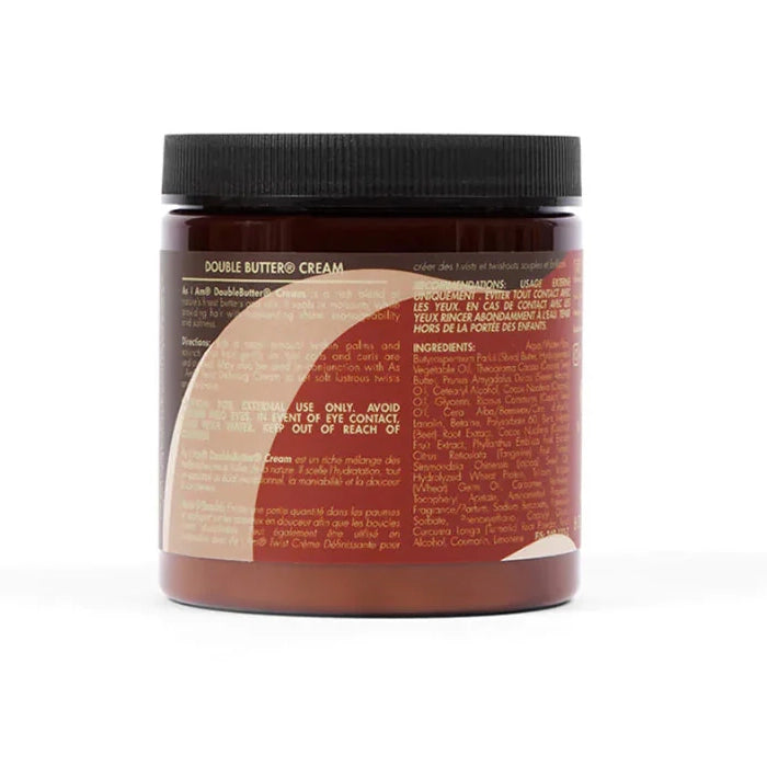 As I Am DoubleButter Cream Intense Moisture & Curl Definition for Natural Hair 16 oz - Unlock intense hydration and define yo