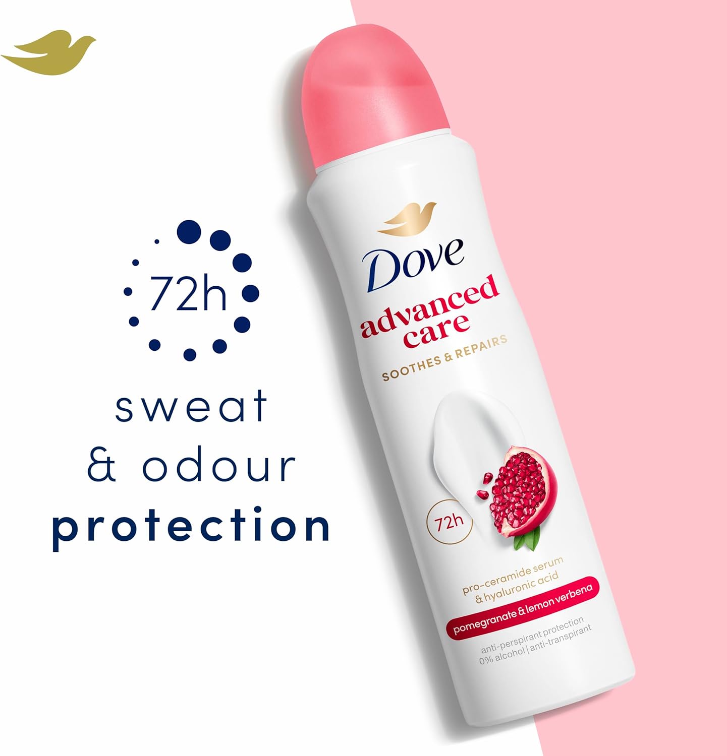 Dove Advanced Care Pomegranate and Lemon Verbena Antiperspirant 200 ml can