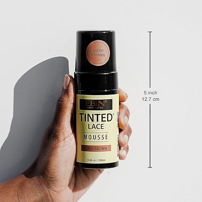 Ebin - Tinted Lace Mousse Medium Dark Brown - Achieve an undetectable wig blend with Ebin Tinted - Image 3