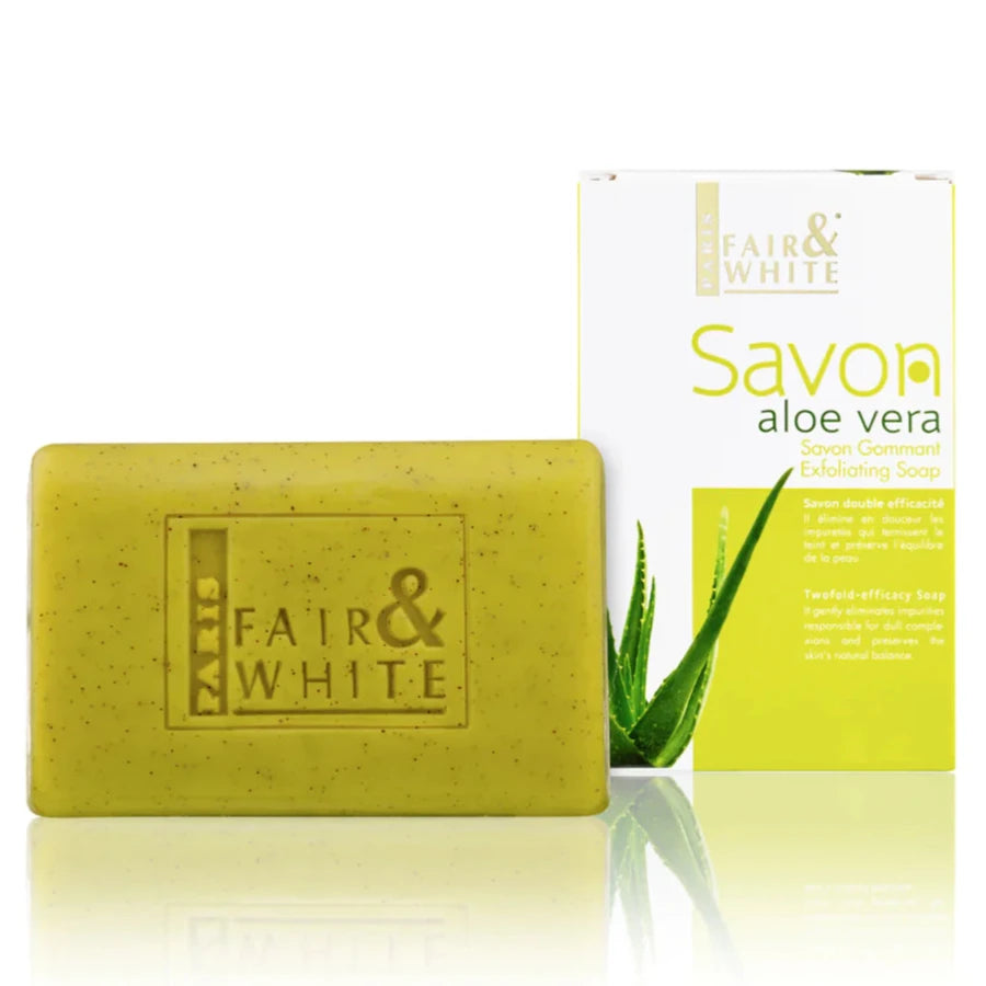 Fair & White - Aloe Vera Exfoliating Soap