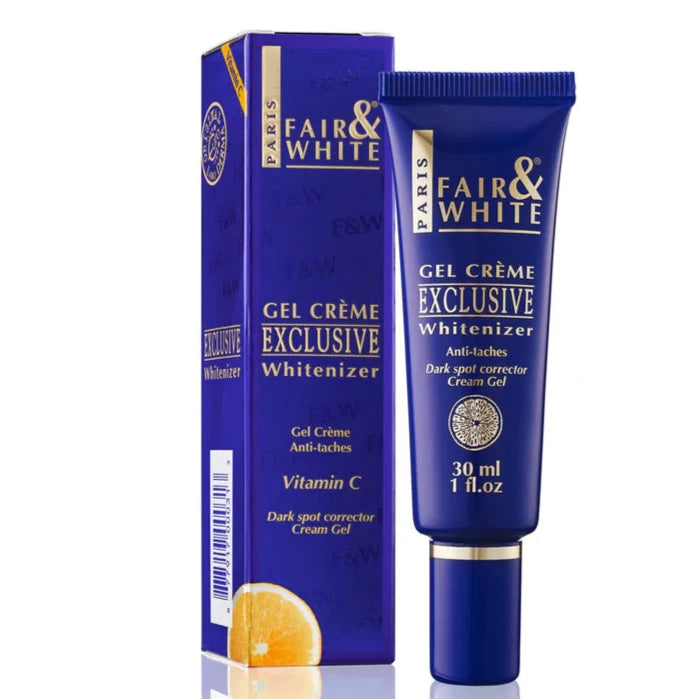 Fair white exclusive vitamin c gel cream 30ml tj beauty products uk