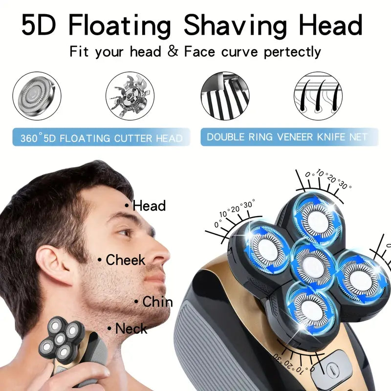Gertzy Multifunctional Electric Shaver HM-1689 | All-in-One Precision Grooming Tool for Men & Women - Discover the ultimate i