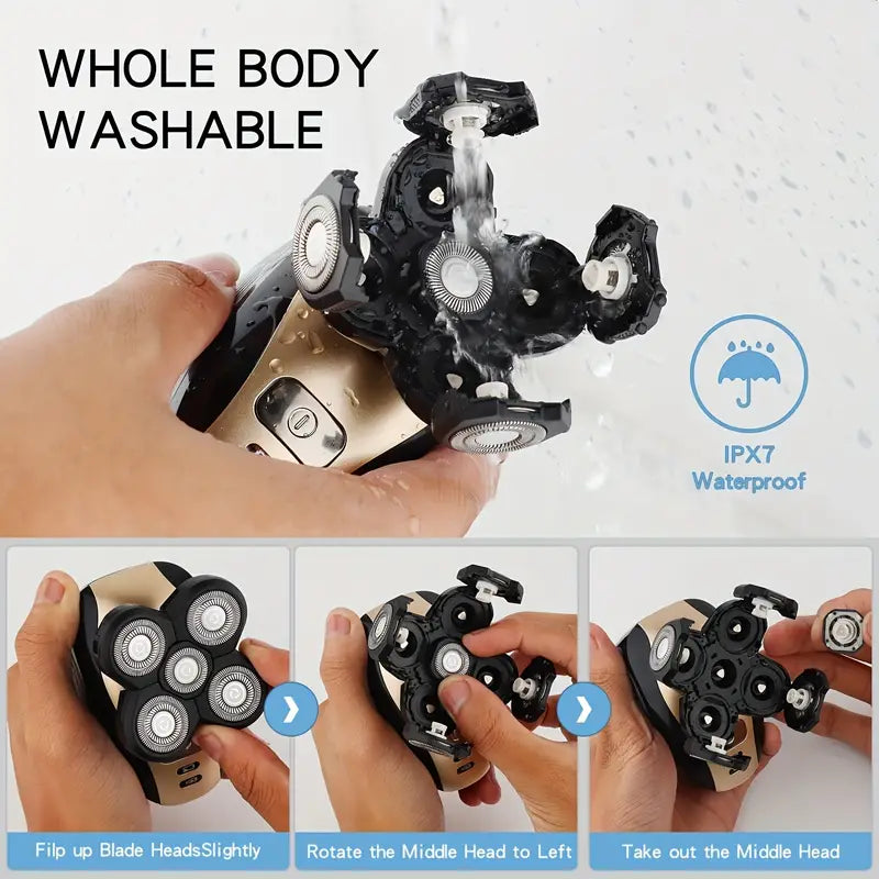 Gertzy Multifunctional Electric Shaver HM-1689 | All-in-One Precision Grooming Tool for Men & Women - Discover the ultimate i