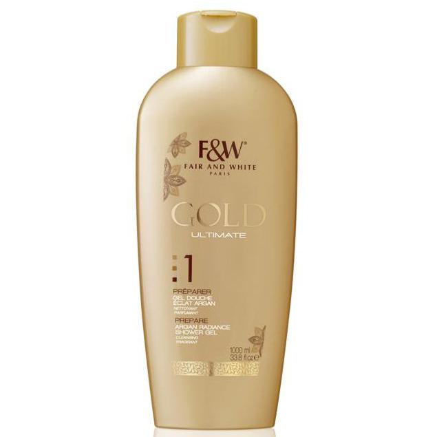 Fair & White Gold Argan Radiance Shower Gel 1000 ml