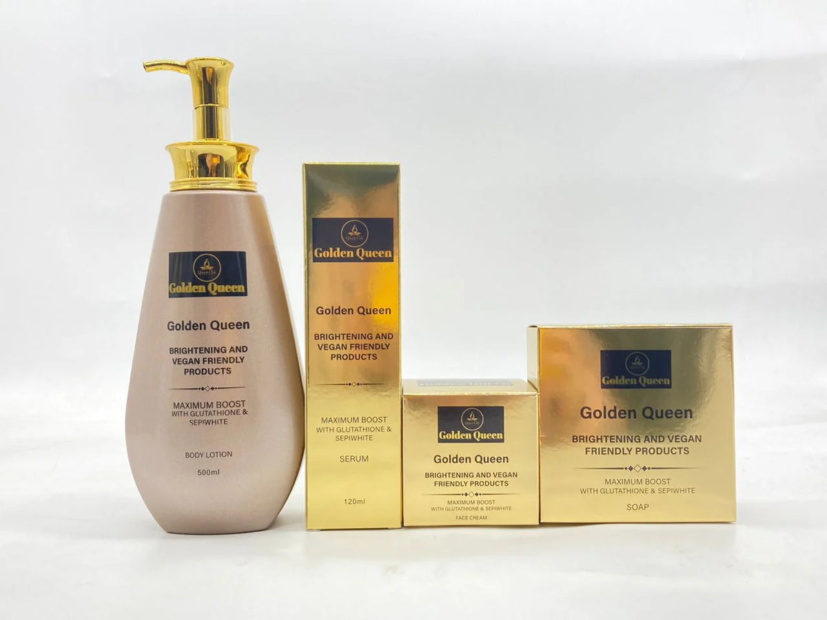 Golden Queen Brightening Soap for Radiant Glow & Even Skin Tone
