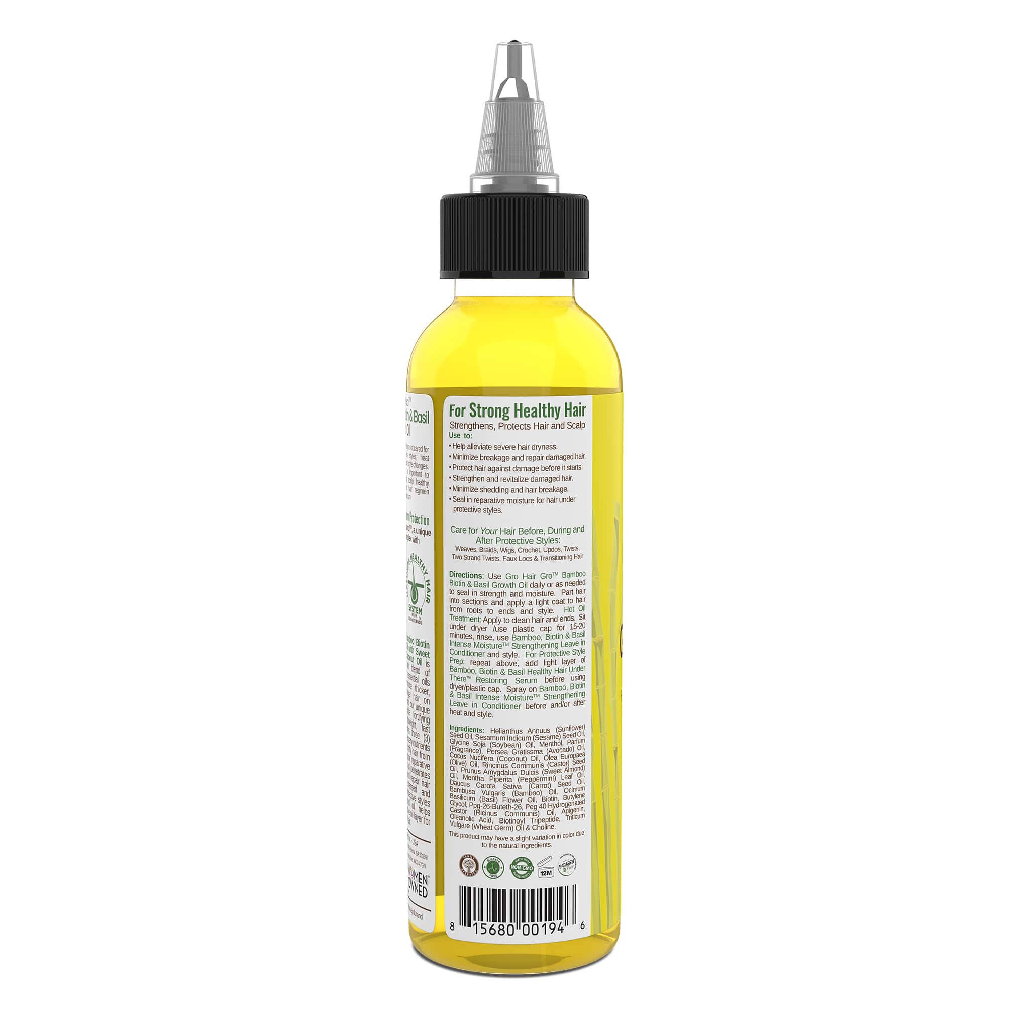 Taliah Waajid Protective Styles Growth Oil Promotes Healthy Hair Growth & Scalp Health for Natural & Textured Hair 4 oz - Nou