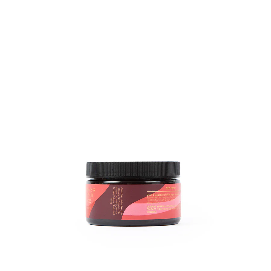 As I Am Long & Luxe GroEdges Edge Controller 4 oz back label