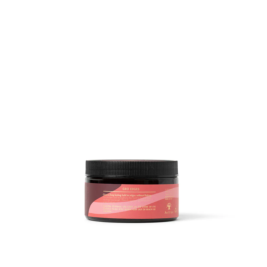 As I Am Long & Luxe GroEdges Edge Controller 4 oz in use