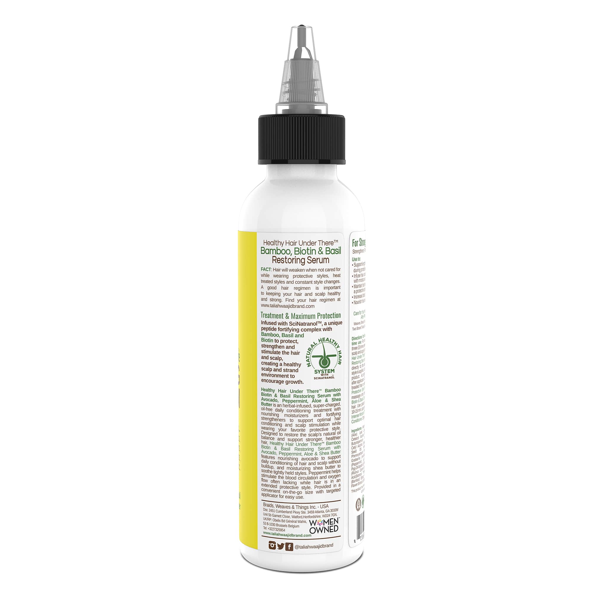 Taliah Waajid Protective Styles Restoring Serum Deeply Hydrating & Scalp Soothing for Natural & Protective Styles 4 oz - Revi