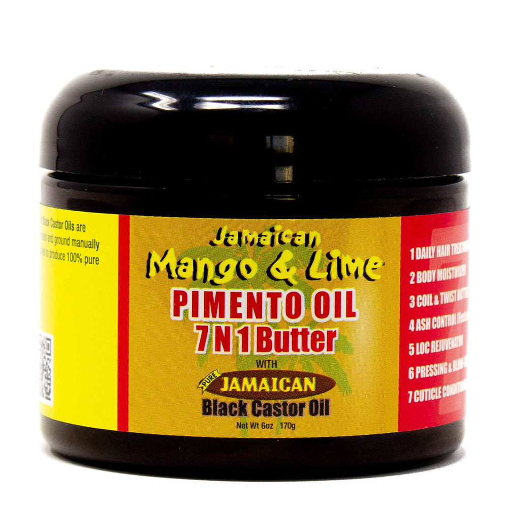 Jamaican Mango & Lime Pimento aoil 7N1 Butter with Jamaican Black Castor Oil 170g