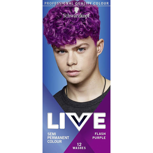 Schwarzkopf Live Men Semi-Permanent Colour Flash Purple