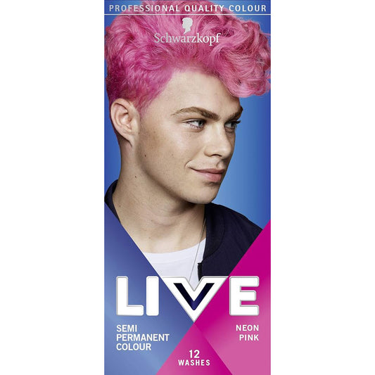 Schwarzkopf Live Men Semi-Permanent Colour neon pink