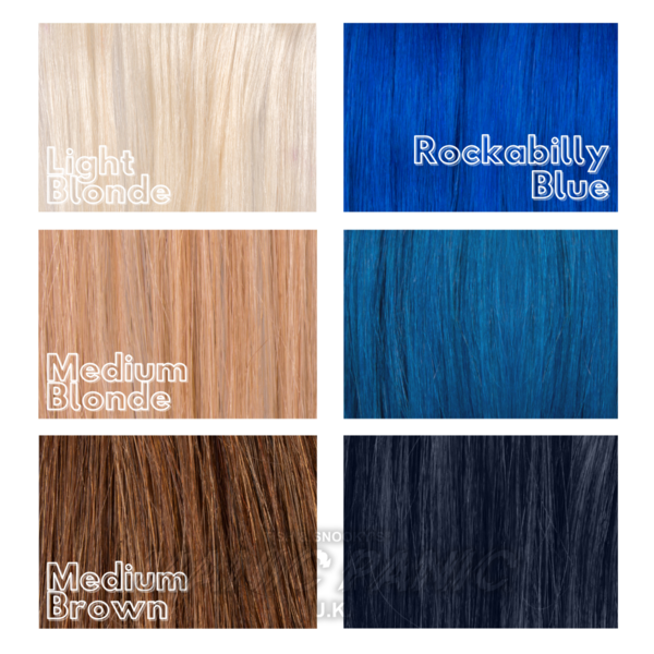 Manic Panic Semi-Permanent Hair Color Cream Rockabilly Blue | Vibrant & Conditioning Vegan Hair Dye for All Hair Types 118ml